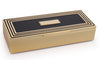Carson Trinket Box Black/Gold Accent