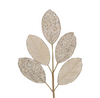 Leaf Stem Champagne Microbeads 63cm