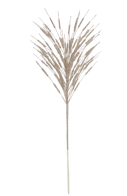 Grass 66cm Champagne Glitter Spray