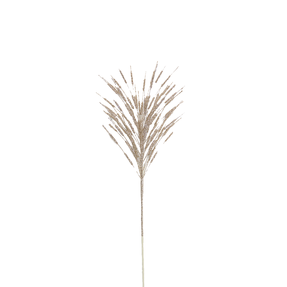 Grass 66cm Champagne Glitter Spray