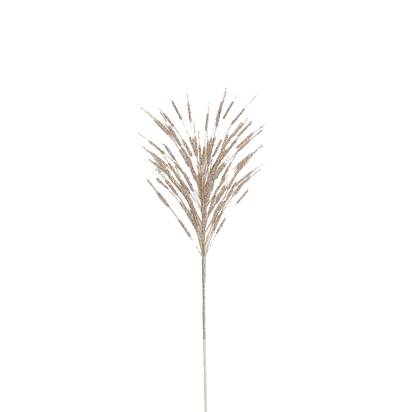 Grass 66cm Champagne Glitter Spray