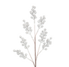 Berry Spray 66cm Silver Glitter