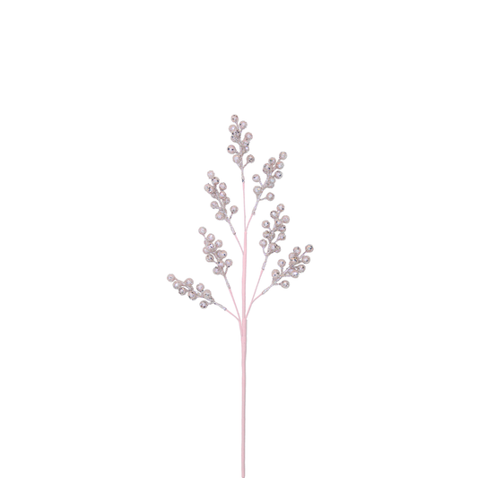 Berry Spray 66cm Blush Glitter