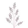 Berry Spray 66cm Blush Glitter