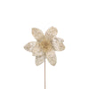Poinsettia 31x55cm Champagne Sequins