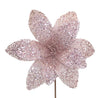 Poinsettia 31x55cm Blush Sequins