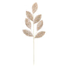 Leaf Stem 70cm Champagne Sequins