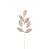 Leaf Stem 70cm Champagne Sequins