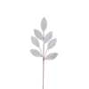 Leaf Stem 70cm Silver Sequins