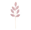 Leaf Stem 70cm Blush Sequins
