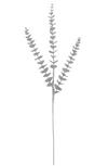 Eucalyptus 81cm Silver Glitter Spray