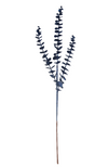 Eucalyptus 81cm Midnight Blue Glitter Spray