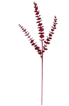 Eucalyptus 81cm Burgundy Glitter Spray
