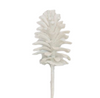 Pinecone 55cm White Iced Cluster