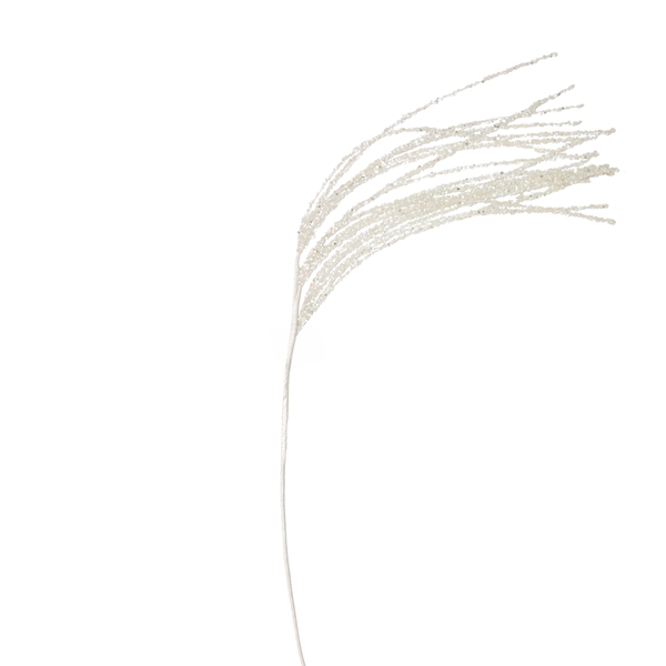 Rain 90cm White Sequin Spray