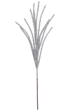 Grass 67cm Silver Spray