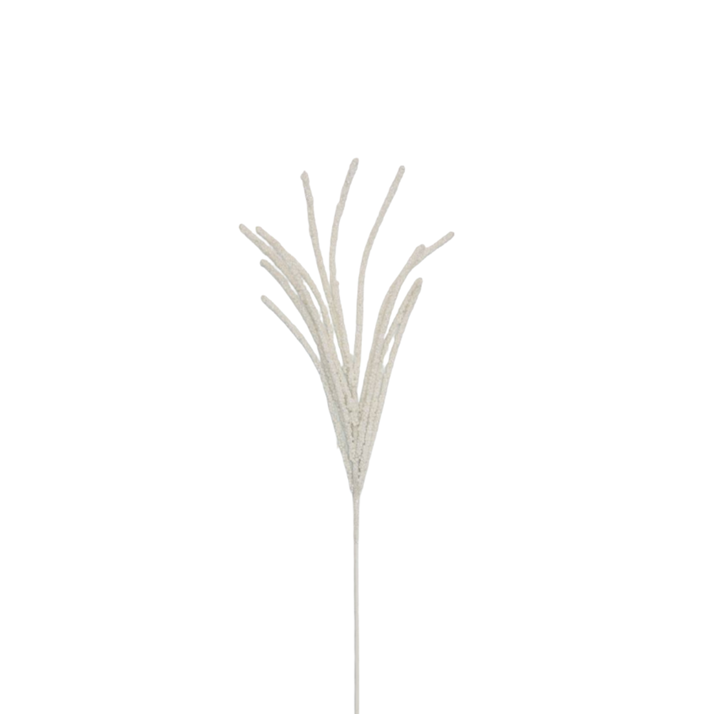 Grass 67cm White Spray