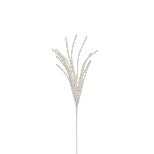Grass 67cm White Spray