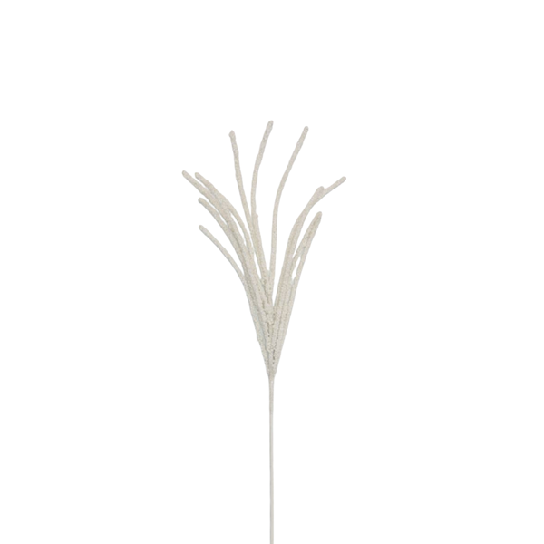Grass 67cm White Spray