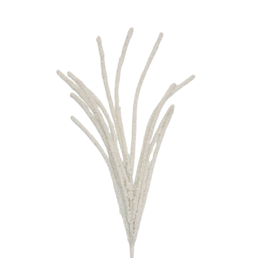 Grass 67cm White Spray