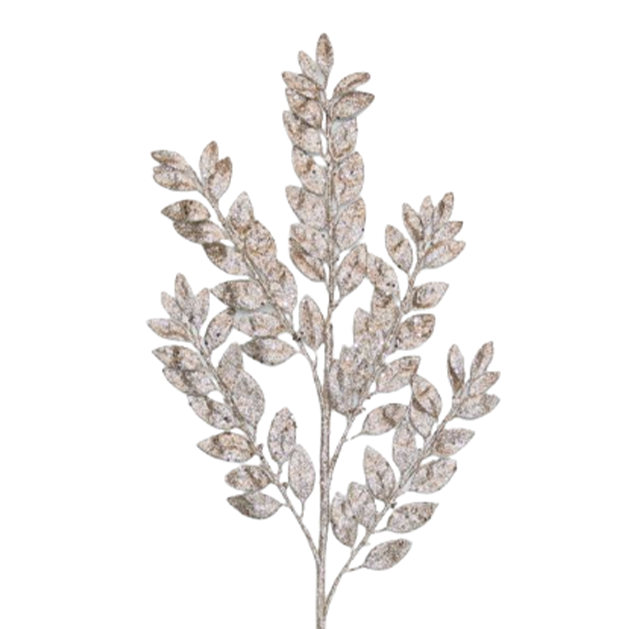 Leaf Cluster 86cm Champagne Spray