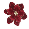 Magnolia 25x50cm Burgundy Velvet/Champagne Glitter