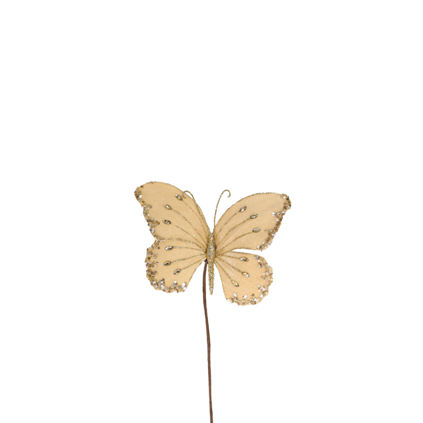 Butterfly 21cm Champagne Stem