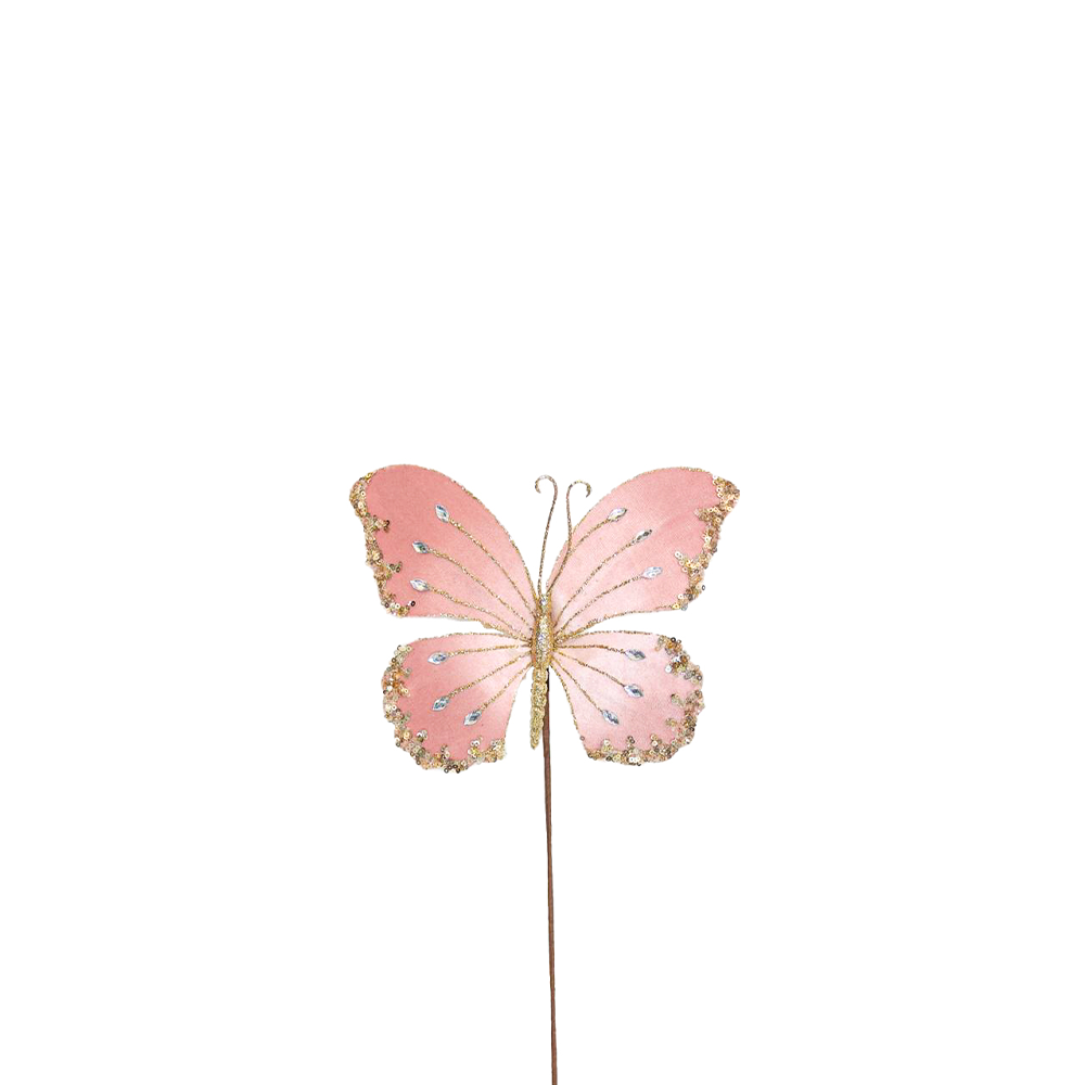 Butterfly 21cm Blush Stem
