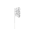 Spiral 55cm Silver Spray