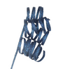 Spiral 55cm Midnight Blue Spray