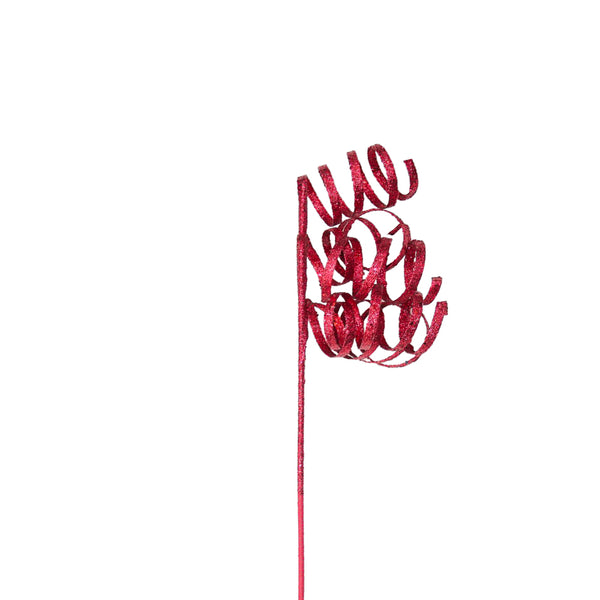 Spiral 55cm Burgundy Spray