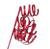 Spiral 55cm Burgundy Spray