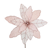 Poinsettia 41x50cm Blush Lurex Stem