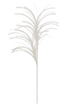Grass 89cm White Spray