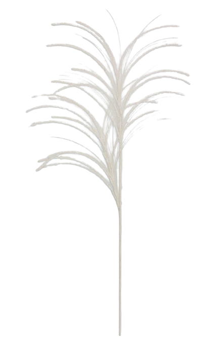 Grass 89cm White Spray