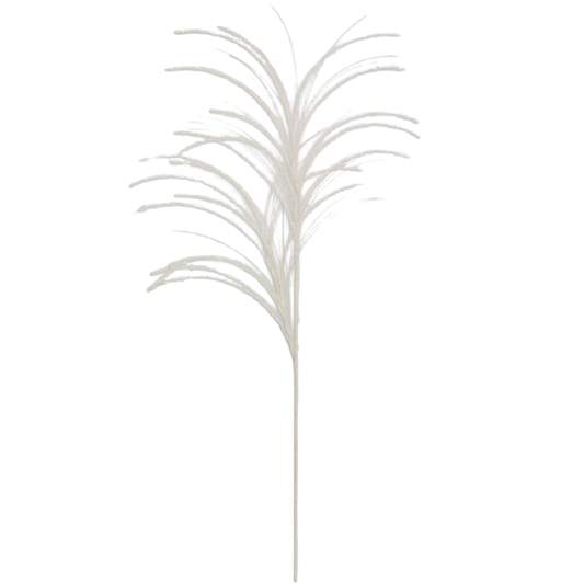 Grass 89cm White Spray