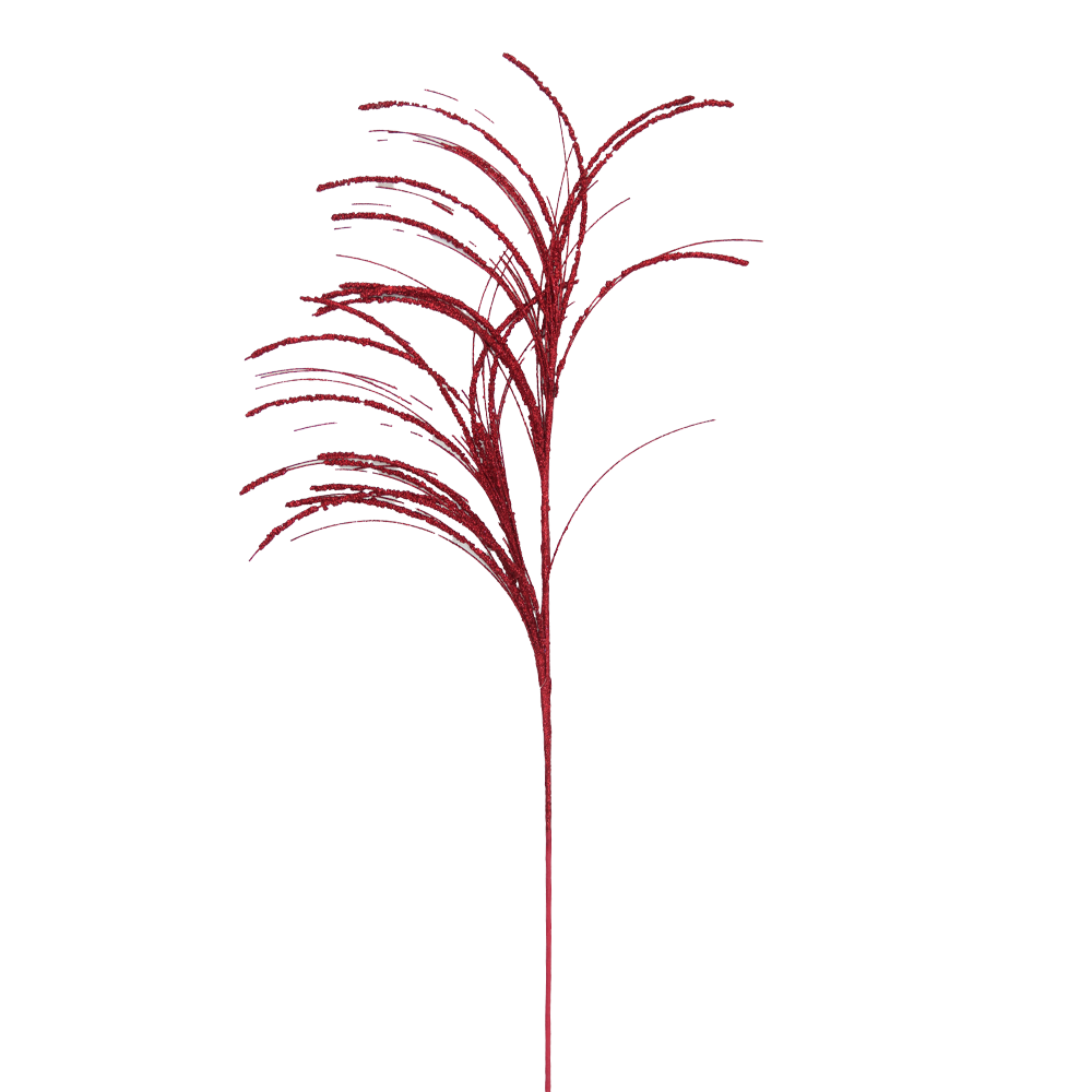 Grass 89cm Burgundy Spray