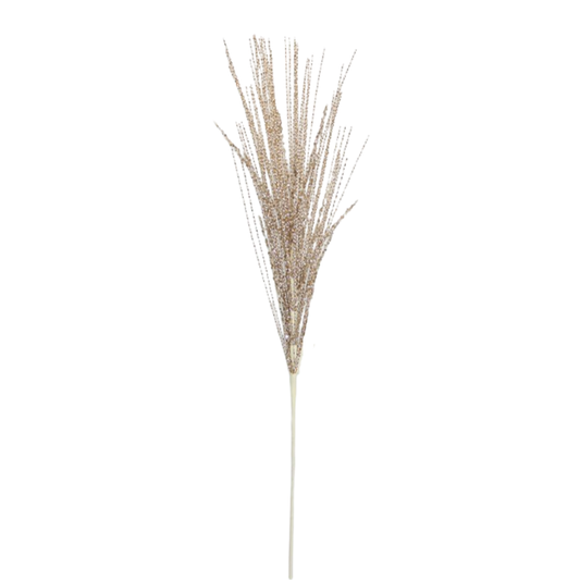 Grass 85cm Beaded Champagne Spray