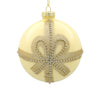 10cm Marie French Vanilla Ball Ornament