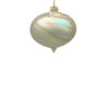 10cm Diana French Vanilla Onion Shaped Ornament