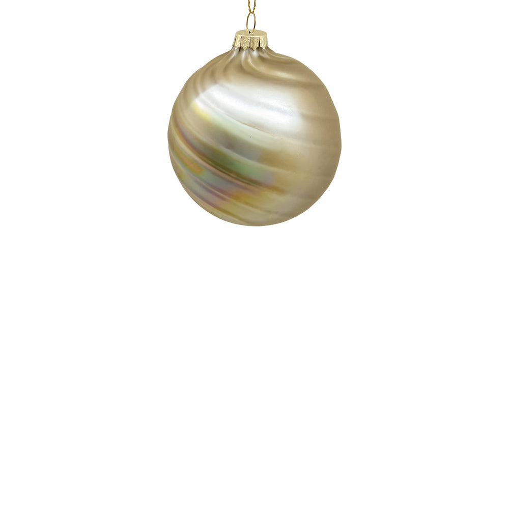 8cm Diana French Vanilla Ball Ornament