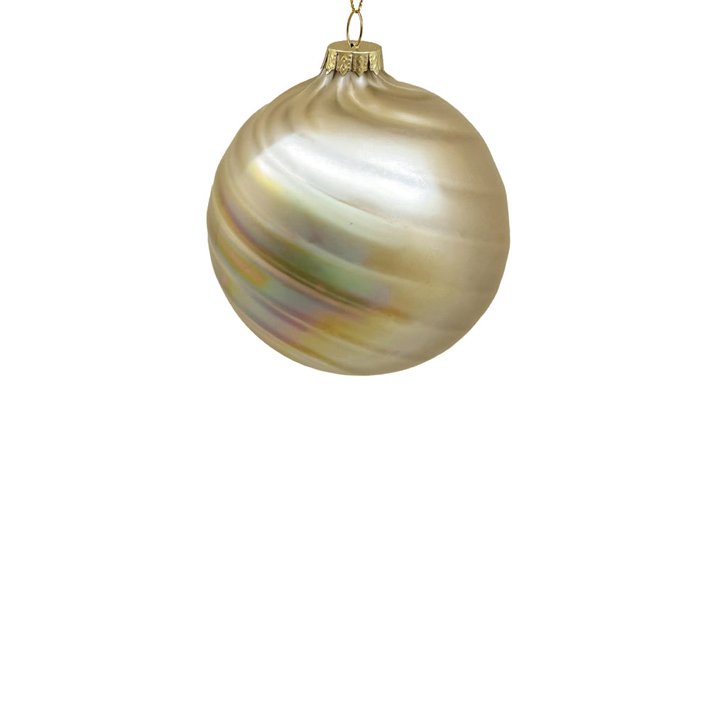 10cm Diana French Vanilla Ball Ornament