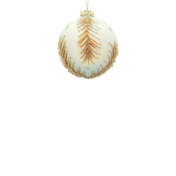 8cm Constance Matte Champagne Ball Ornament