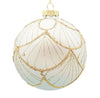10cm Ariel Matte Champagne Ball Ornament