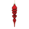 5.5x26cm Ruby Red Finial Ornament