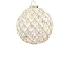 12cm Kendra Antique White Ball Ornament
