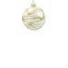 8cm Loralei Cream White Ball Ornament