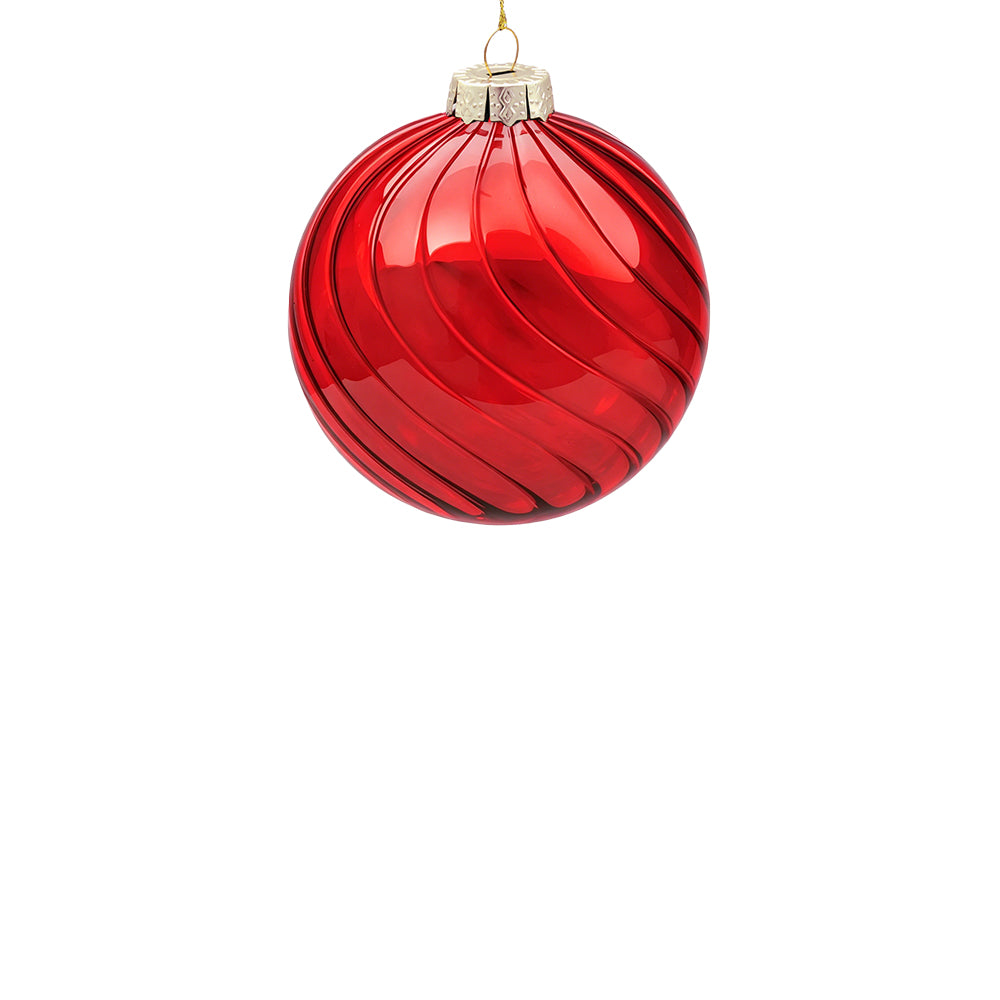 10cm Eden Red Ball Ornament
