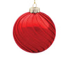 12cm Eden Red Ball Ornament