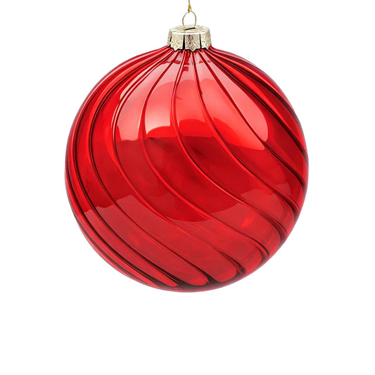 15cm Eden Red Ball Ornament